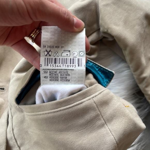 Hugo Boss Suit Jacket Ladies Tailored Blazer EU 38 US 6 Penguin Tailcoat - Picture 7 of 10